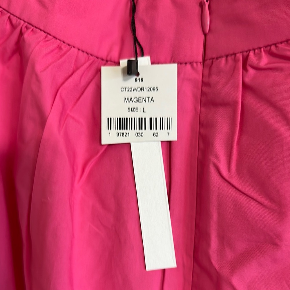 Pink High-Low Midi Dress - Picture 5 of 5